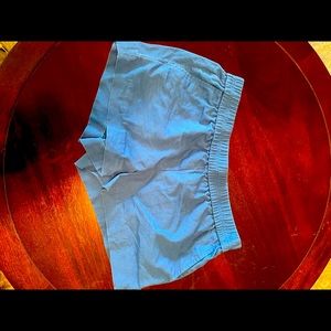 J Crew chino shorts with elastic waist. More royal blue IRL.